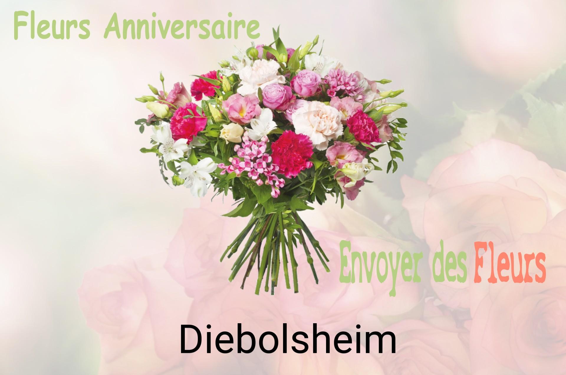 Bouquet de fleurs d’anniversaire livré à Diebolsheim